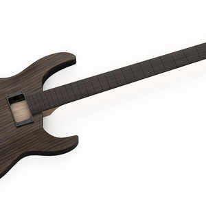 JTB-II Gitaar CAD-model