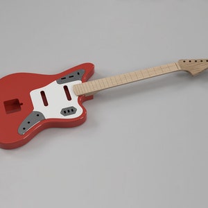 CAD-model voor gitaar in Jaguar-stijl