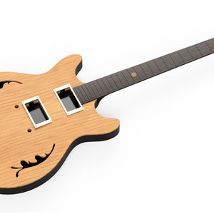 JTB-III Gitaar CAD-model