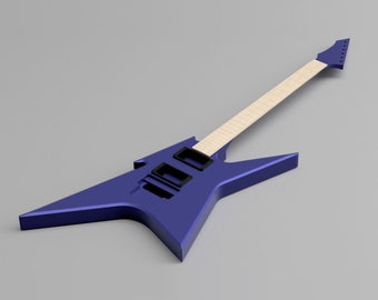 BC Rich モッキンバード (ネックスルー) 弦楽器製作者プラン、PDF