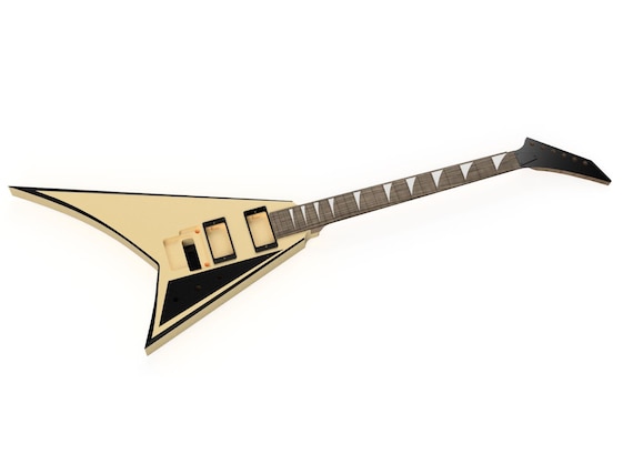 Jackson Rhoads V JS32 Guitar CAD Model - Etsy
