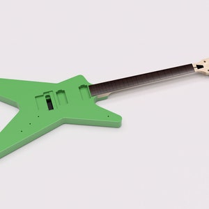 Dean ML CAD-model op maat voor gitaar