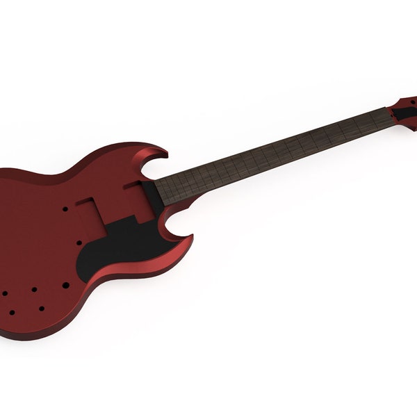 Gibson SG Standard Guitar CAD Model