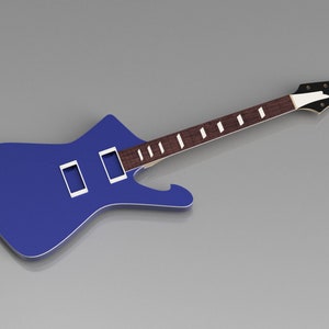 Ibanez Iceman IC300 gitaar CAD-model