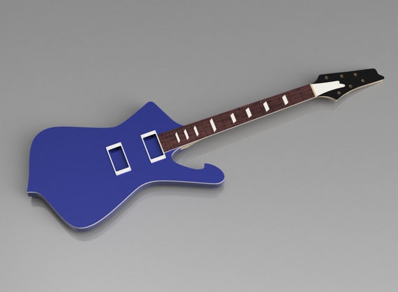 Ibanez Iceman IC300 Guitar CAD Model Etsy Denmark