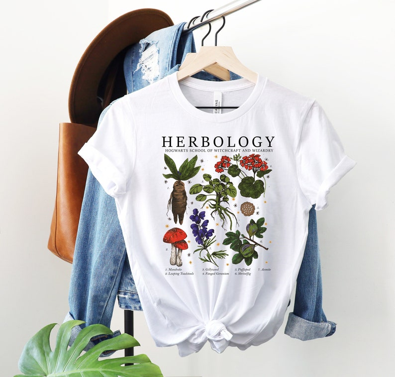 Herbology Plants Shirt Herbology Shirt Botanical Shirt Etsy