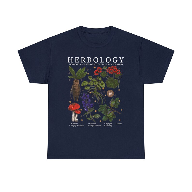 Herbology Plants Shirt Herbology Shirt Botanical Shirt Plant Lover