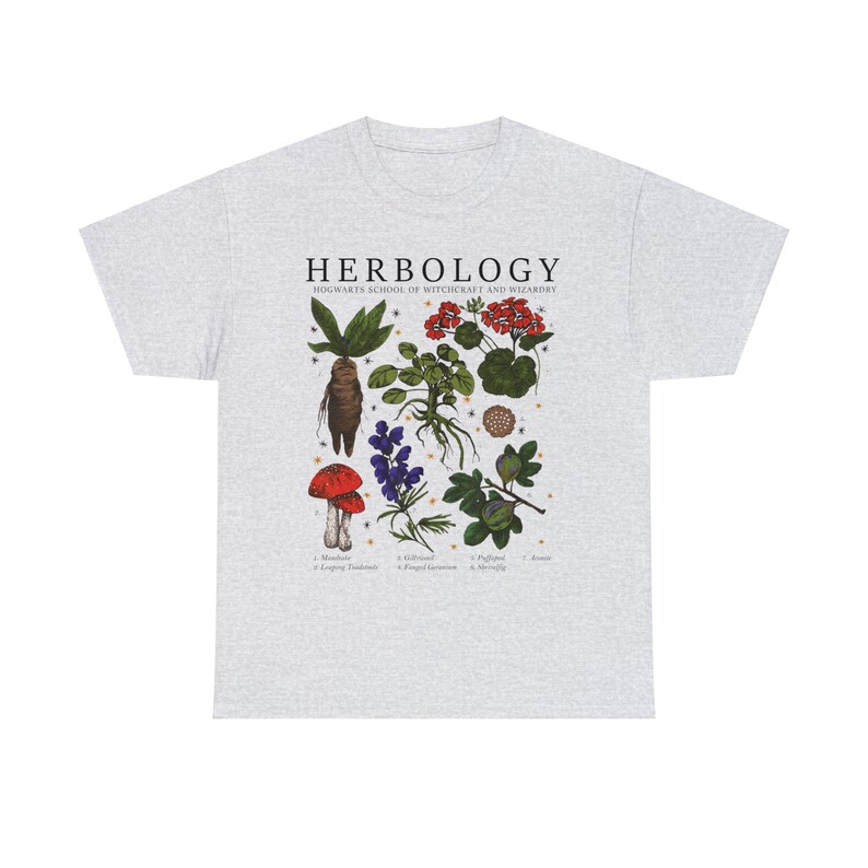 Herbology Plants Shirt Herbology Shirt Botanical Shirt Plant Lover