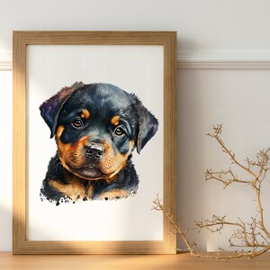 Puppy Portrait | Water Colour Splash | Minimalist | Personalized | High Quality | Digital Download | READY IN 24 HOURS