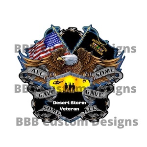Desert Storm Veteran / Double Flag  20oz Tumbler design