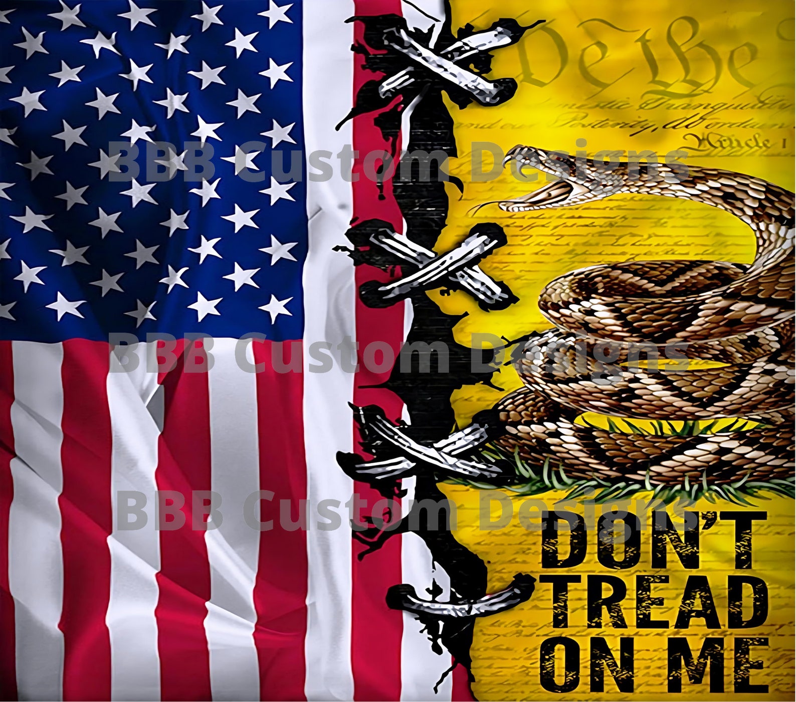 American Flag / Don't Tread on Me / We the People 20oz Etsy