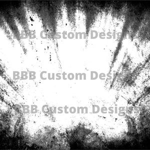 Grunge With Transparent Background for 20oz tumbler / Overlay this to any image