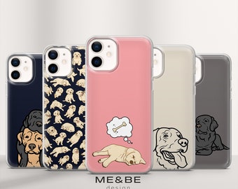 Labrador Retriever Phone Case Dog Cute Quote Cover iPhone 14 Pro, 13, 12, 11, XR, 8+, 7 & Samsung S21, A50, A51, A53, Huawei P20, P30 Lite