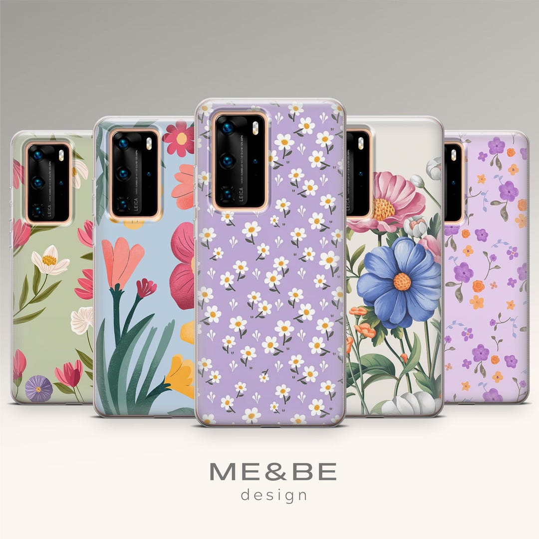 Spring Phone Cases Aesthetic Spring Flower Phone Case Colorful Daisy Cover iPhone 16 Pro ...