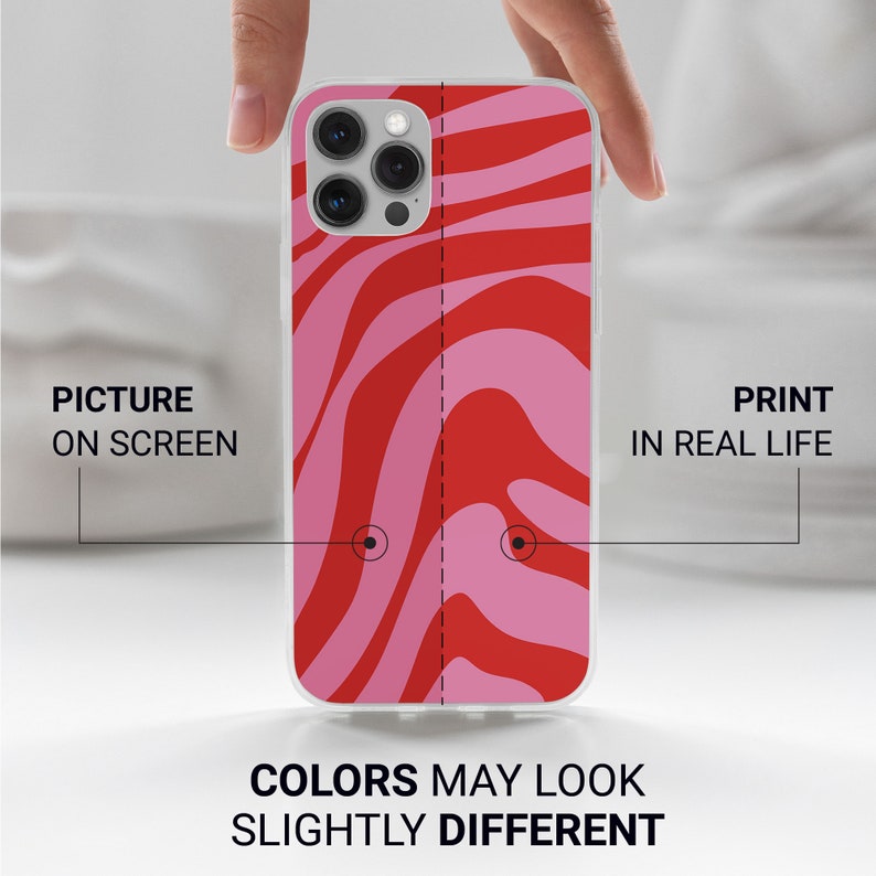 Bunte Linie Handyhülle Abstrakte Kunst Cover iPhone 14 Pro, 13, 12, 11, XR, 8, 7 & Samsung S21, A50, A51, A53, Huawei P20, P30 Lite Bild 10