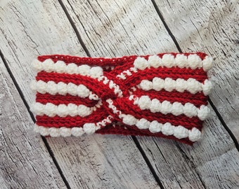 Adult Twisted Ear Warmer/Headband-Crocheted