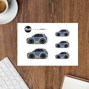 Hyundai IONIQ 5 &quot;Fun-Sized&quot; Lucid Blue Sticker Sheet
