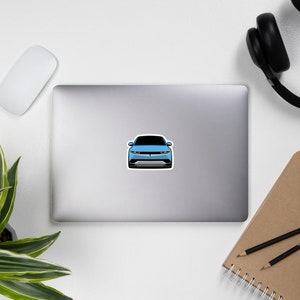 Hyundai IONIQ 5 &quot;Headshot&quot; Lucid Blue Sticker