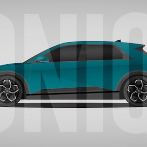 Hyundai IONIQ 5 Digital Teal // 4K Wallpaper - DIGITALE DOWNLOAD