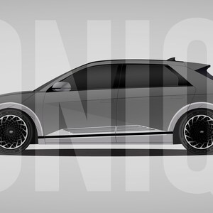 Hyundai IONIQ 5 Limited Shooting Star // 4K  Desktop Wallpaper - DIGITAL DOWNLOAD