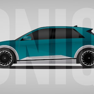 Hyundai IONIQ 5 Limited Digital Teal // 4K Wallpaper - DIGITALE DOWNLOAD