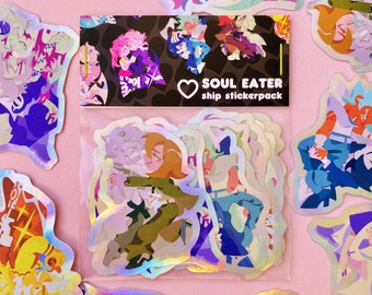 SOUL EATER - Ship Holographic Sticker Pack | Platon