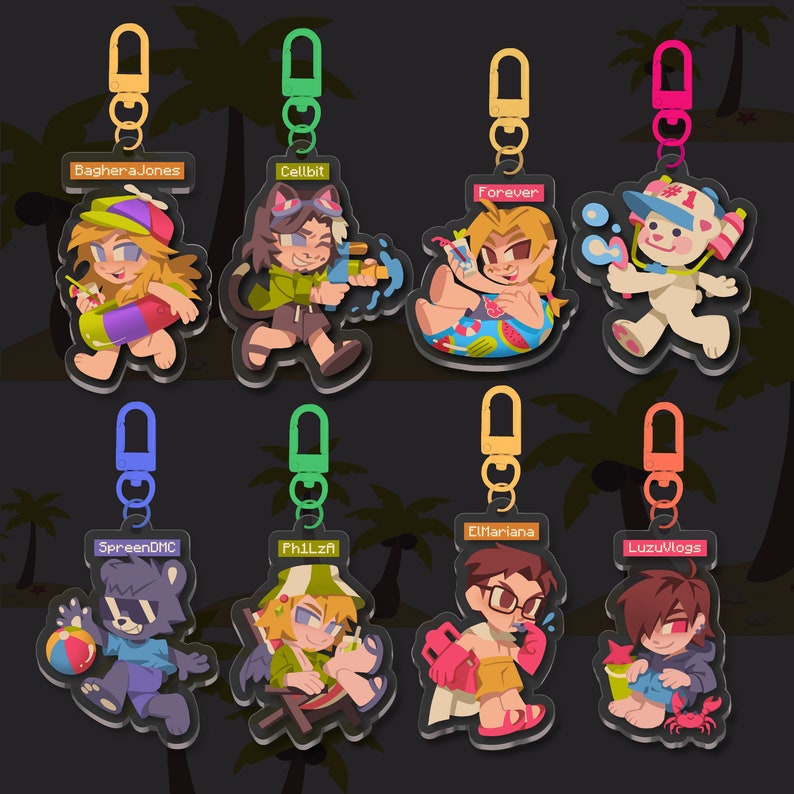 QSMP Charm Series Enjoy The Island Collection image 3