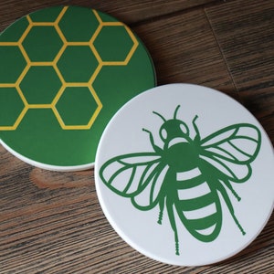 Bee/Honeycomb Coasters