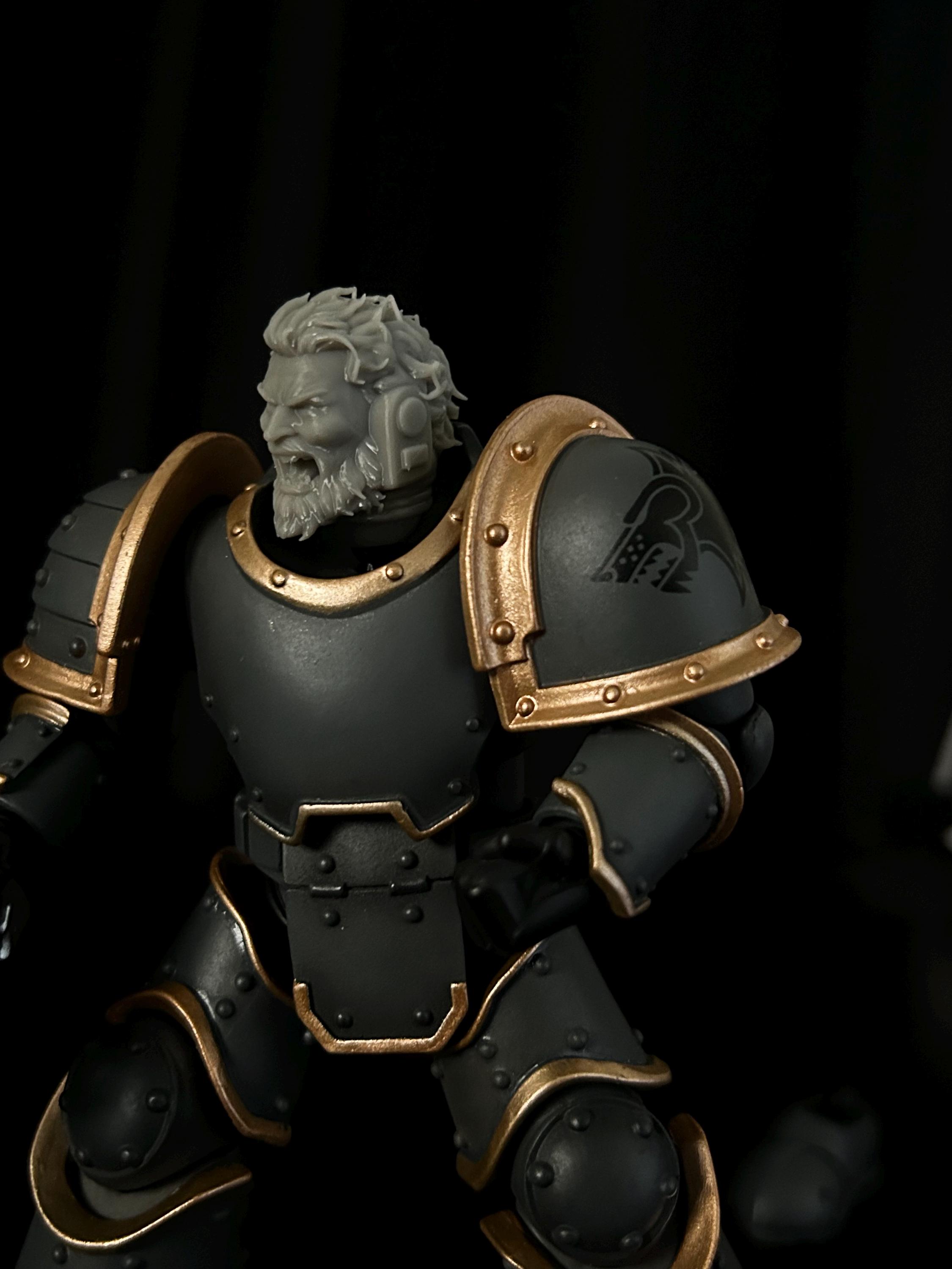 BROTHER REINHARDT HEADS for 1/18 figures (2-pack)