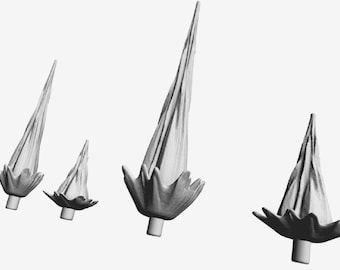 LEGENDS blast & thrust effects (STL file)