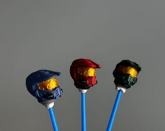 SPARTAN MARINE HEADS painted (3-pack)