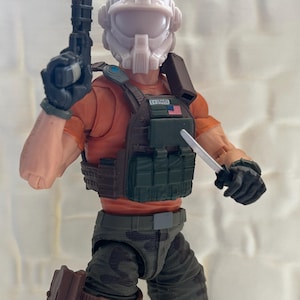 Tactical space HEADS for 3.75in, 6in, and 7in FIGURES (2-pack)