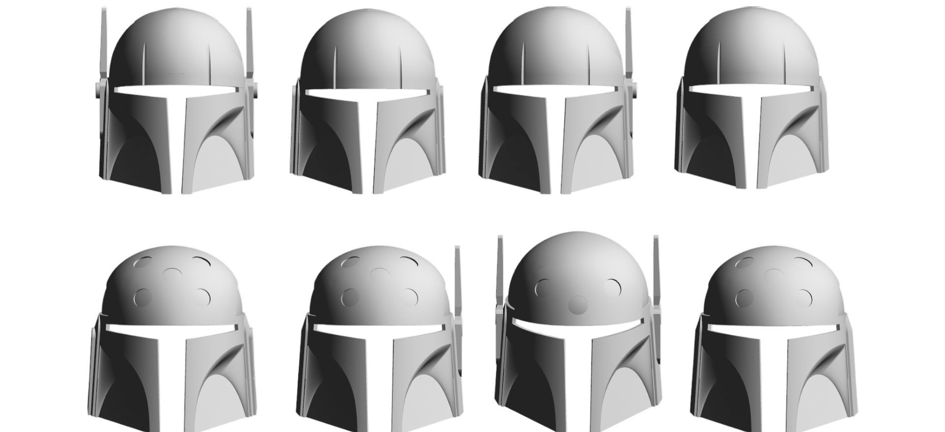 10 Caschi Clone Fase 2 - Compatibili Con Warhammer 40K Primaris O