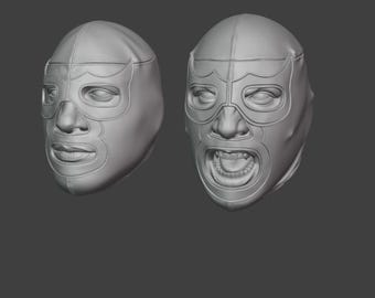 Cabezas BLUE DEMON (archivo STL)