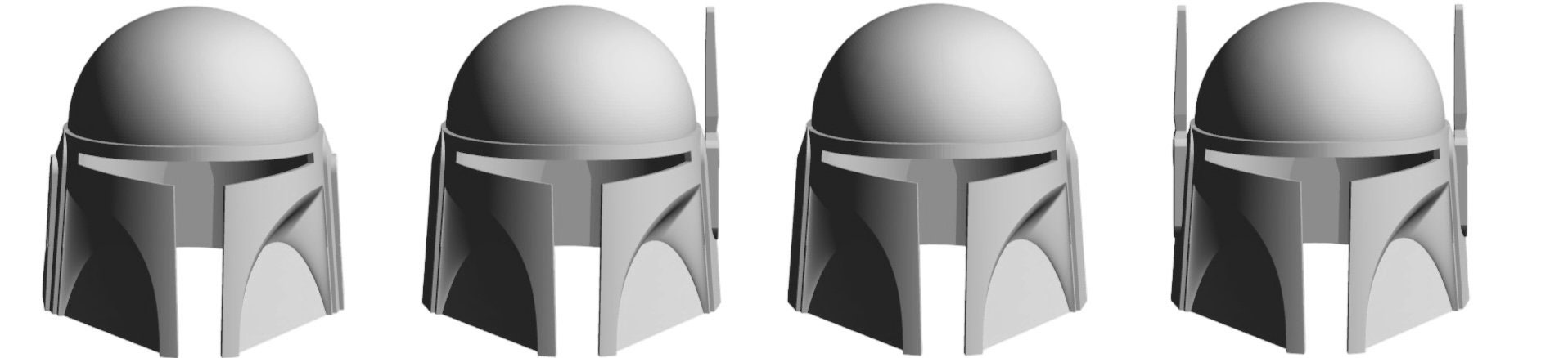 10 Casques Mandaloriens Pour Warhammer 40k Primaris - Marque Grim Skull - Pour Personnaliser Vos Figurines