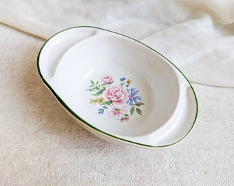 Vintage Serving Bowl, English Porcelain, Vintage Soap Dish