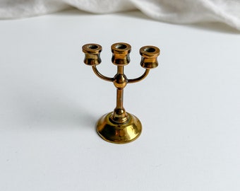 RESERVED FOR JENNIFER, Small Brass Candelabra