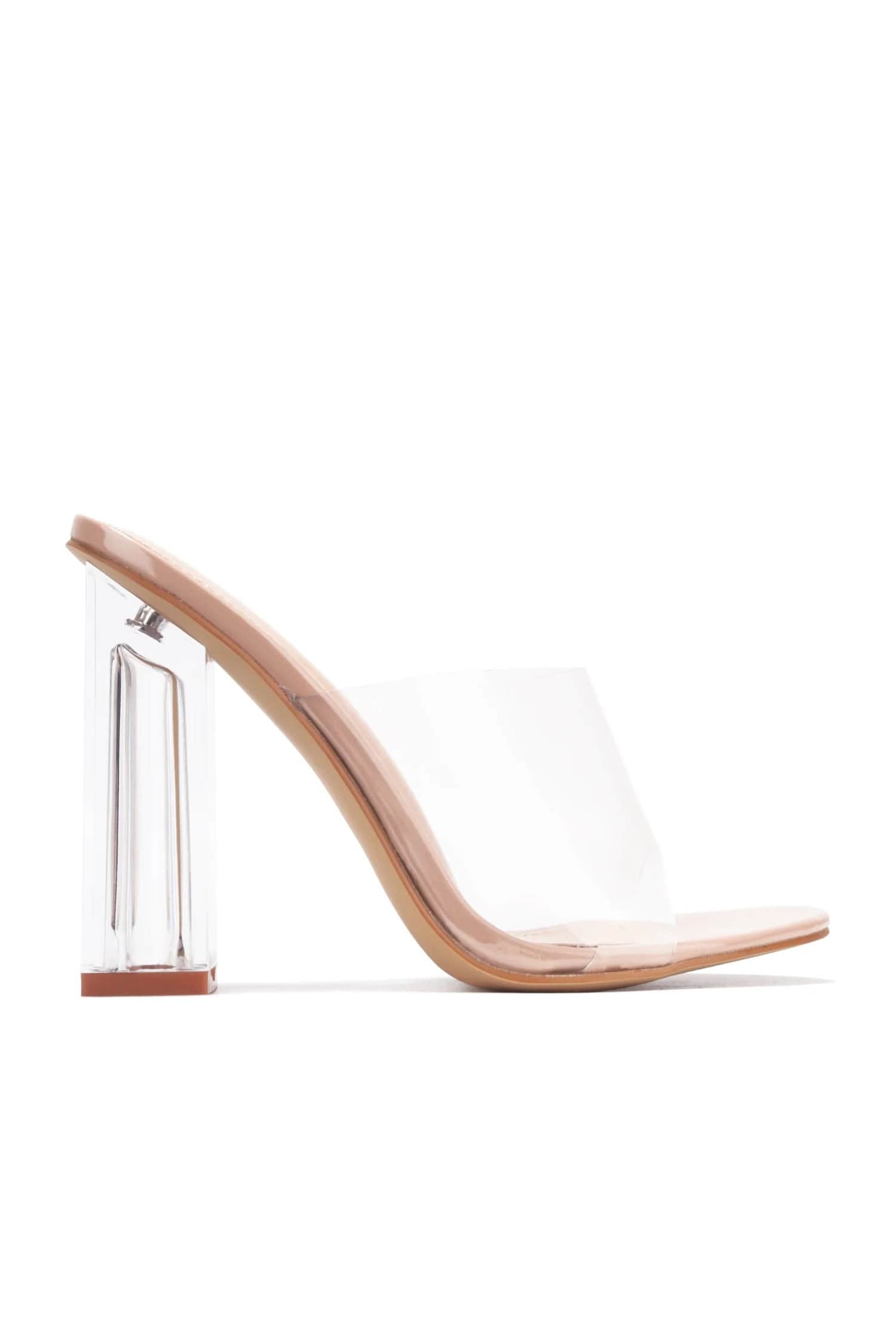 Open-Toe Ring Slip-On High Heels