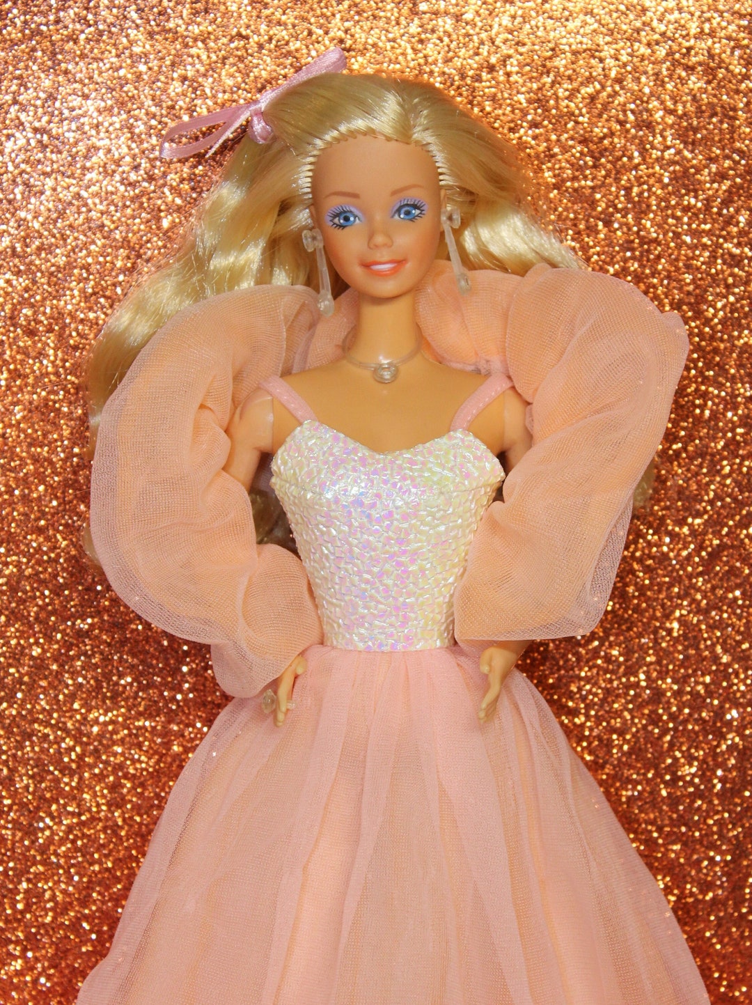 Vintage 1984 Peaches 'n Cream Barbie / Peach / 1980s 80s / Mattel