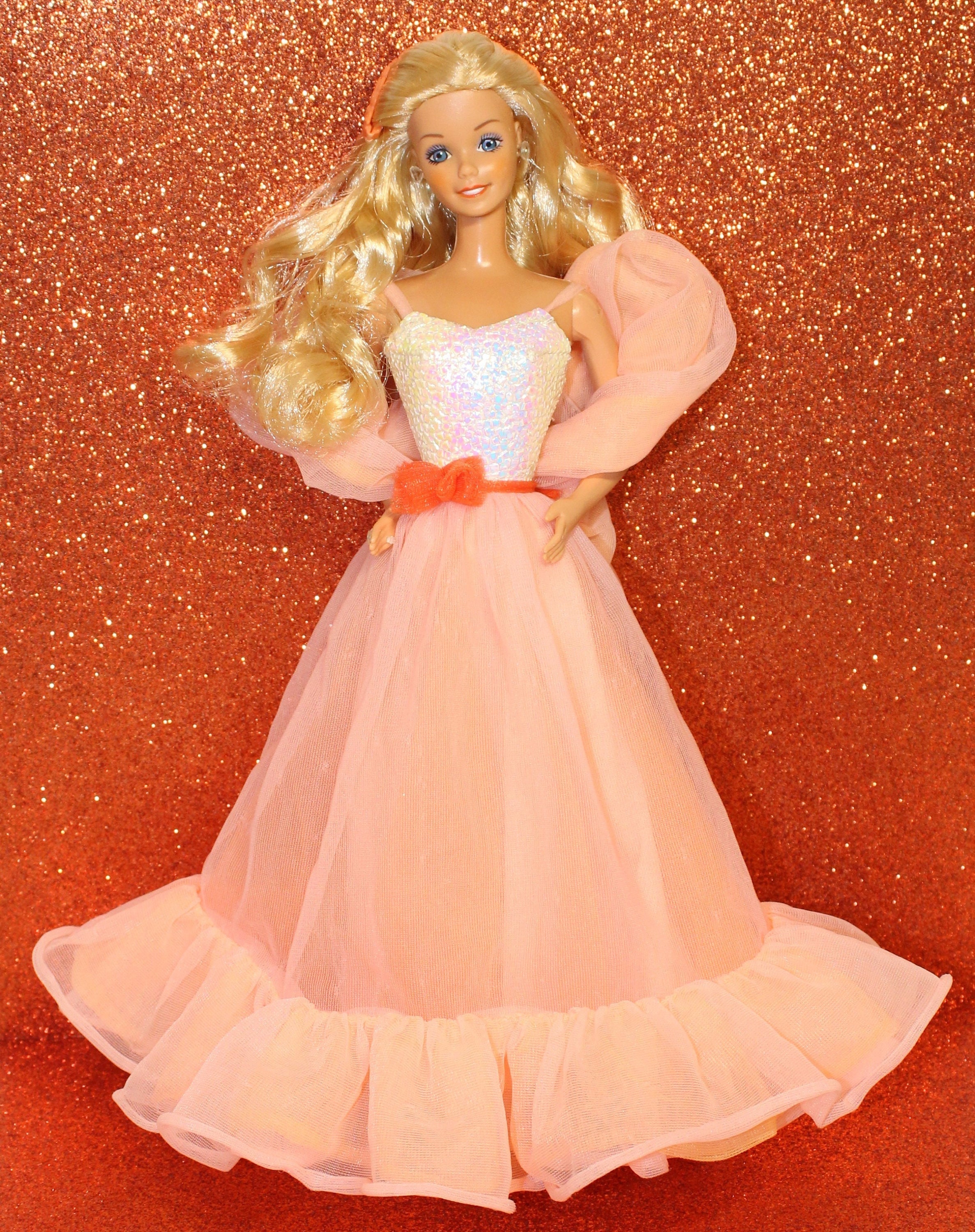 Vintage 1984 Peaches 'n Cream Barbie / Peach / 1980s 80s / Mattel