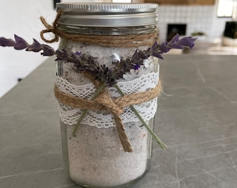 Lavender soaking salts