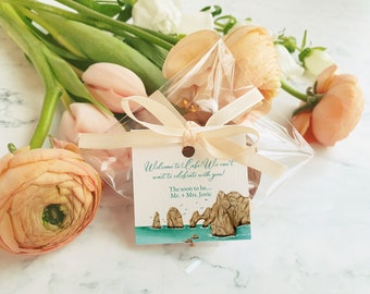 Cabo San Lucas Wedding Favor Tag Template: Beach Wedding Welcome Bag (Digital Download)