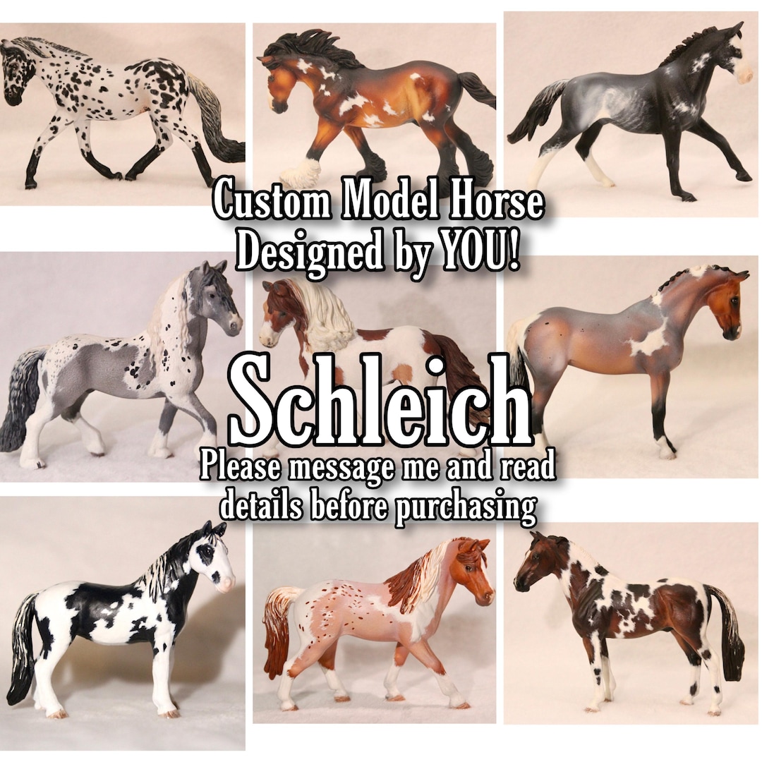 SCHLEICH Create Your Own Personal Customized Model Horse Repaint