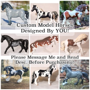 SCHLEICH Create Your Own - Personal Customized Model Horse Repaint/Commission (Please message me and read details before purchasing!)