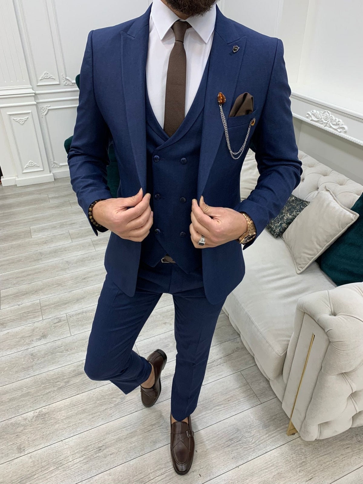 Navy Blue Suits - Etsy Australia
