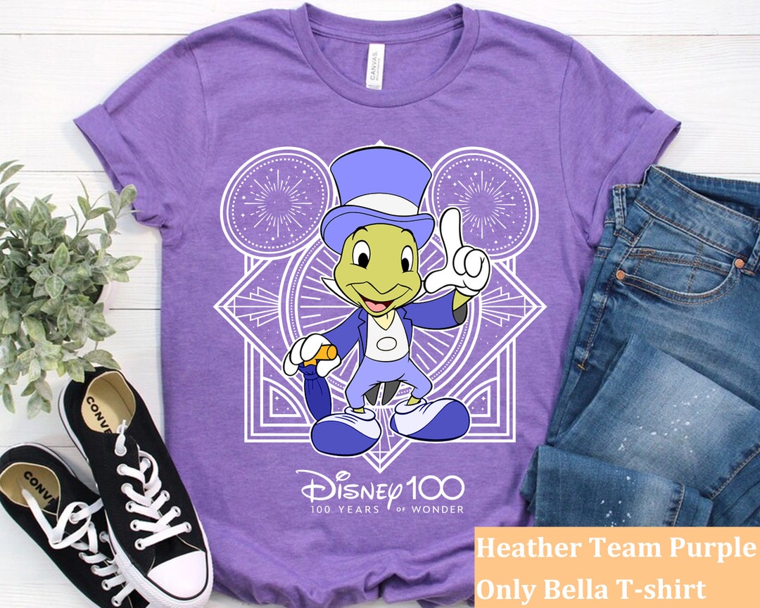 Disney Jiminy Cricket Portrait Tshirt Disney 100 Years of Etsy