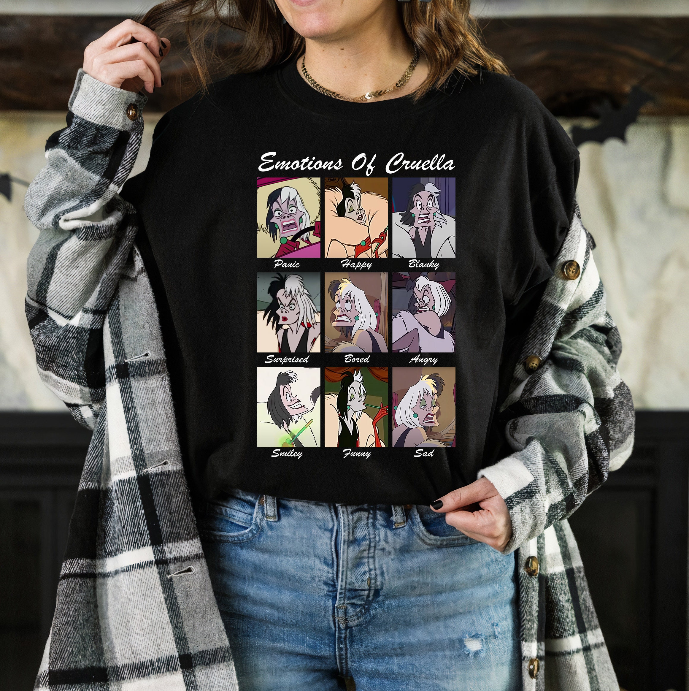 Discover Camiseta Cruella de Vil 101 Dalmatas Perros Vintage para Hombre Mujer