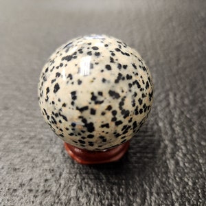 Dalmation Jasper Sphere, Crystal, Home Decor