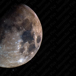Mineral Moon - Digital Art - Printable Wall Art - Printable Canvas/Poster - Desktop Background - High Quality