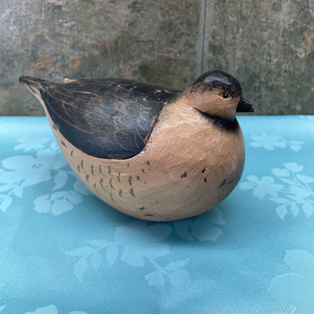 Rare OOAK PALECEK QUAIL Hen Hinged Hidden Box Hand Carved Etsy